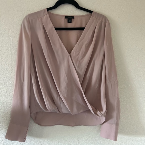 Halogen Cross Front Blouse XS - Picture 3 of 9